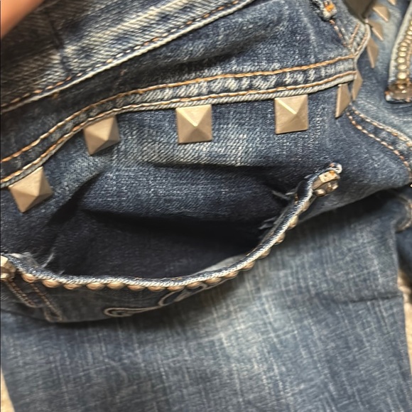 Faith Connexion Women's Boot Cut Jeans - Blue - Picture 12 of 16